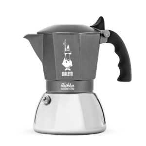 Bialetti Moka konvice Bialetti Brikka →Induction← 4 šálky ŠEDÁ