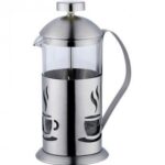 Kaffia Frenchpress 600ml nerez vzor káva