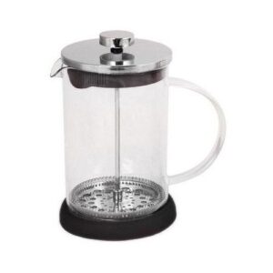 GourmetKava Frenchpress 600ml černý nerez